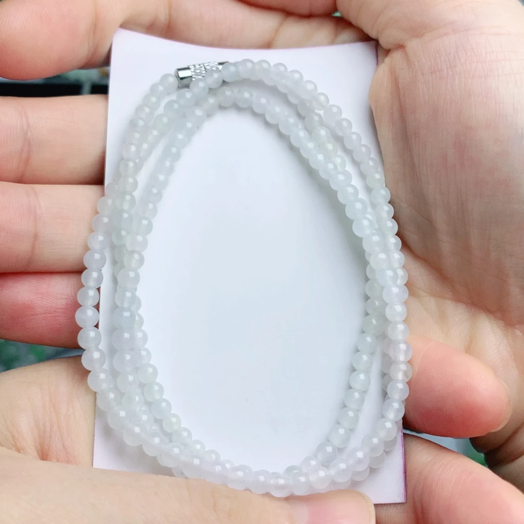 未镶嵌手链翡翠珠串