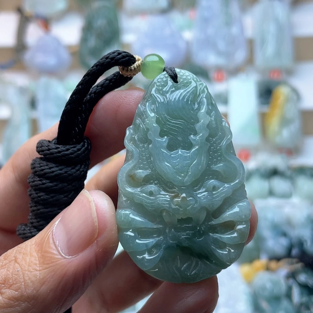 【闪购商品】颈饰未镶嵌翡翠龙牌