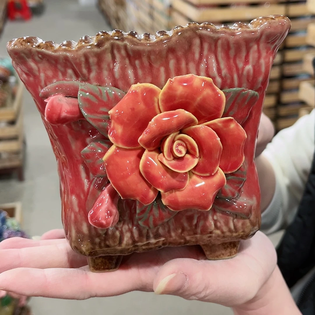 【闪购商品】陶瓷陶瓷多肉植物花盆