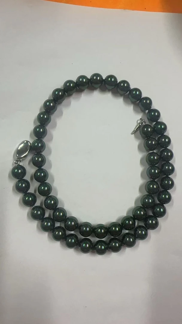 Z77精美时尚美人珠链约k8mm项链+手链~绿多样性发货(阮院长)