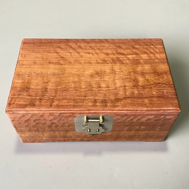 1184#缅甸花梨首饰盒