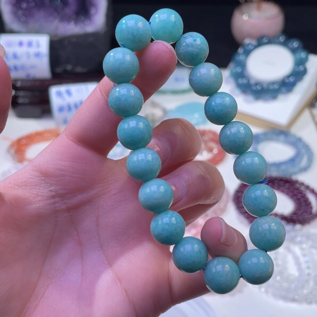 未镶嵌手链水晶老矿天河石11mm