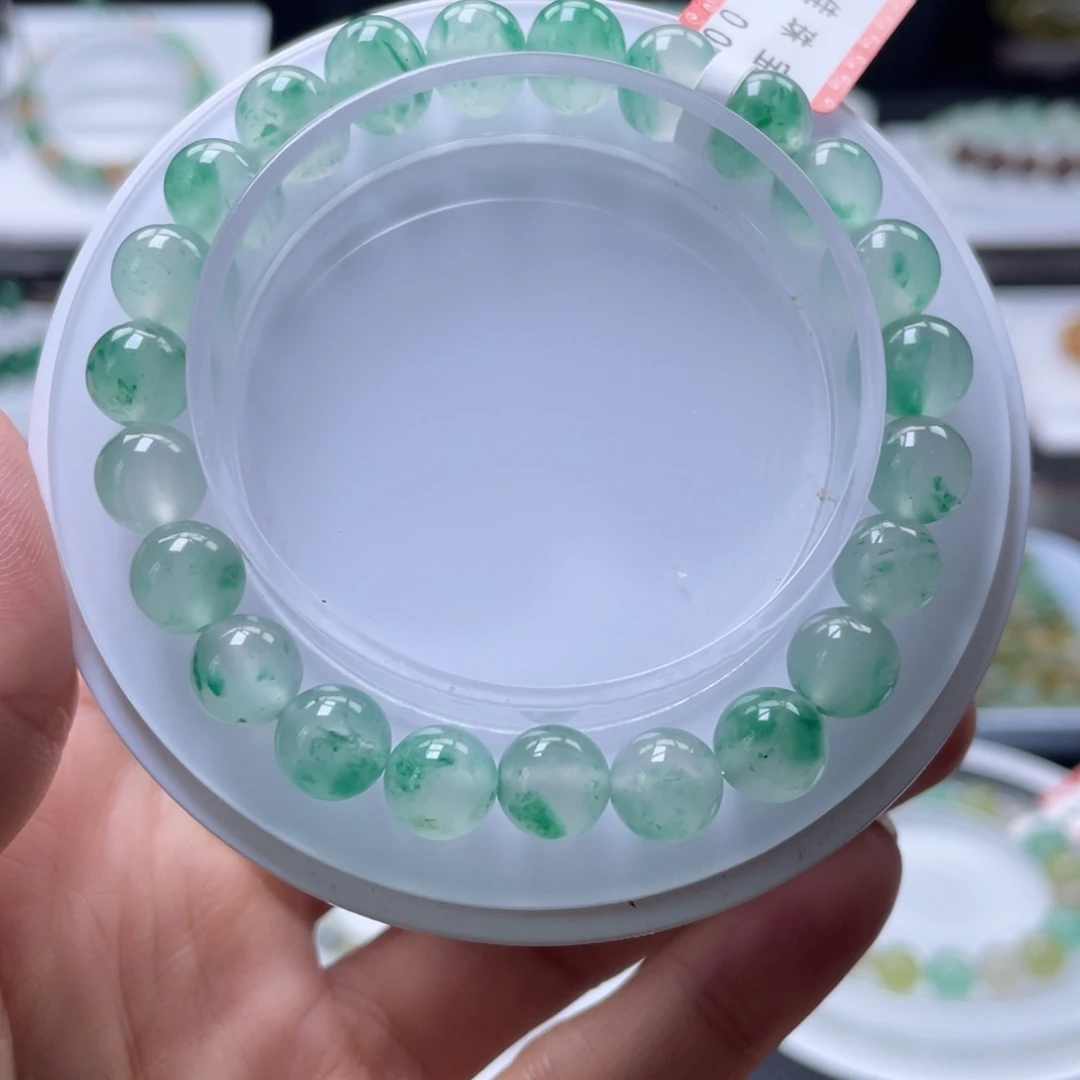 石英质玉（非洲翠）未镶嵌手串
