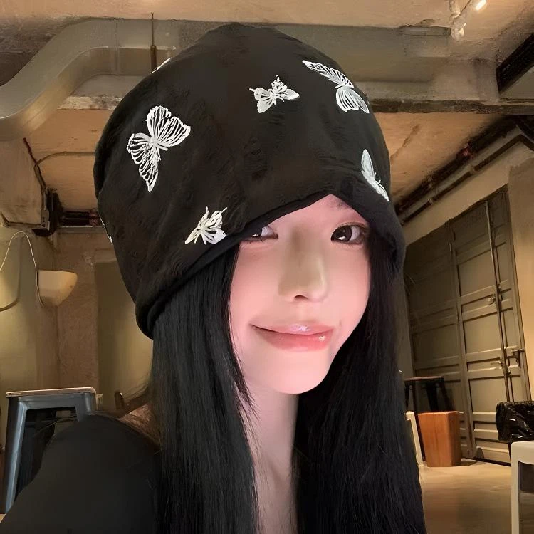 月子帽秋冬季薄款11-12月份防风双层透气孕产妇产后坐月子专用帽