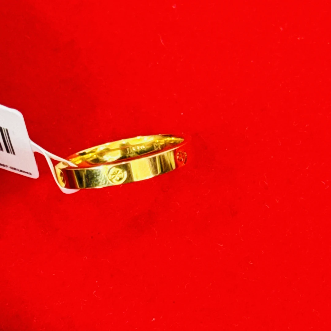 【珊珊专享】足金999饰品 13#米字戒指 GP 2.44