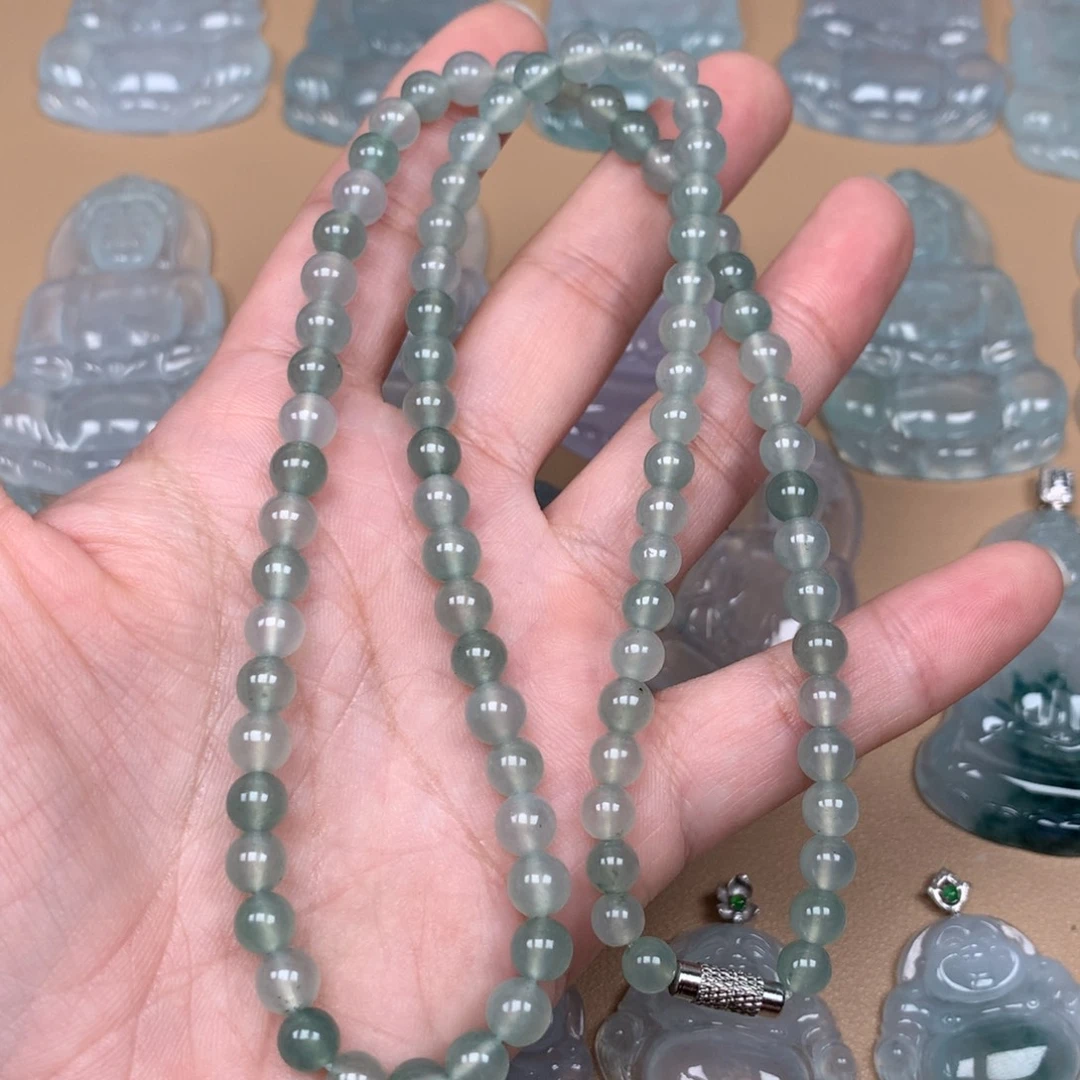 翡翠未镶嵌颈饰缅甸翡翠A货