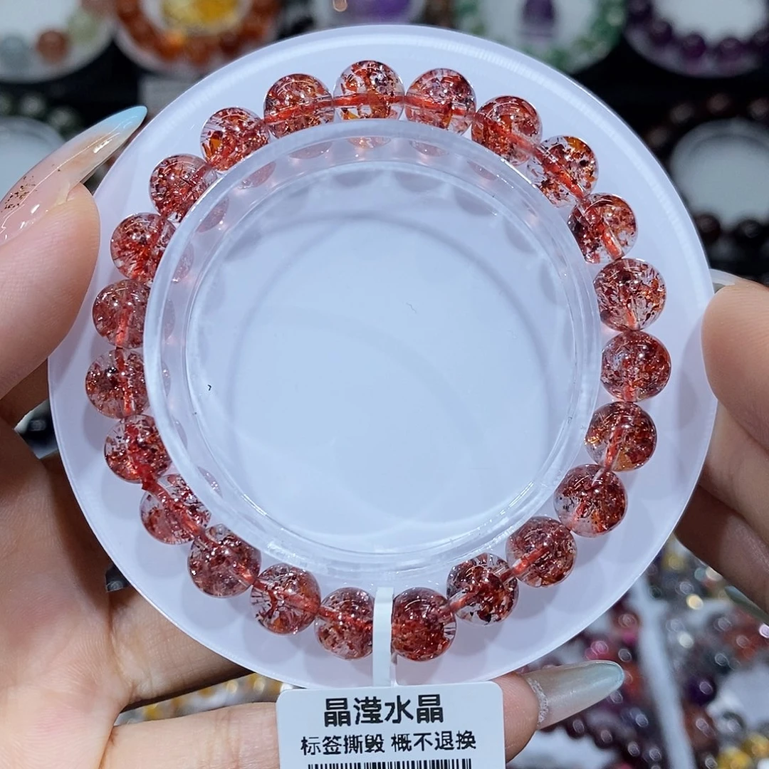 未镶嵌手串水晶金草莓8