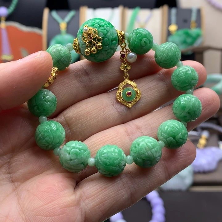 翡翠未镶嵌手链翡翠手链