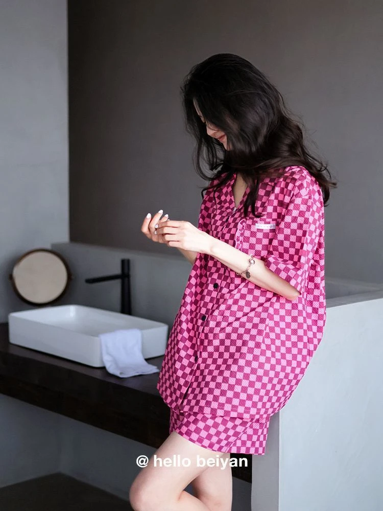 女大学生睡衣推荐夏季女士薄款日系ins风宽松休闲可外穿家居服