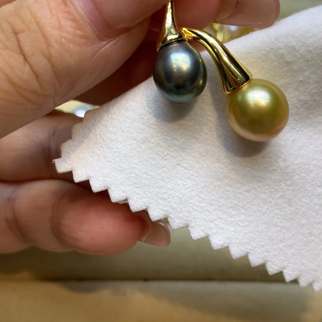 颈饰银S925镶嵌海水珍珠