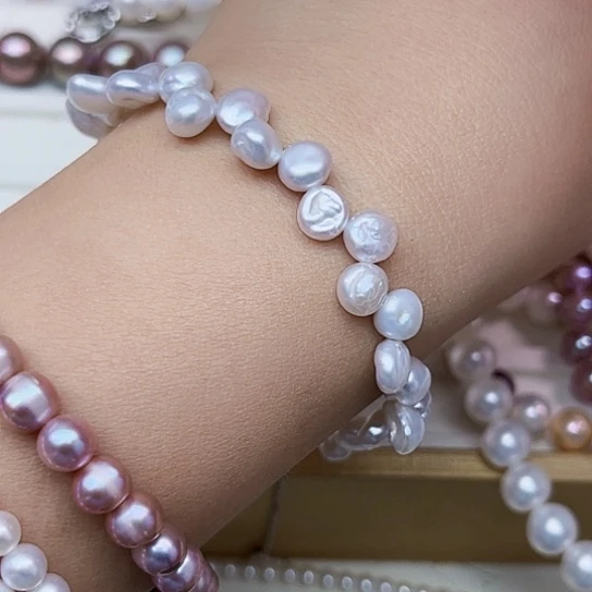 未镶嵌手链淡水珍珠