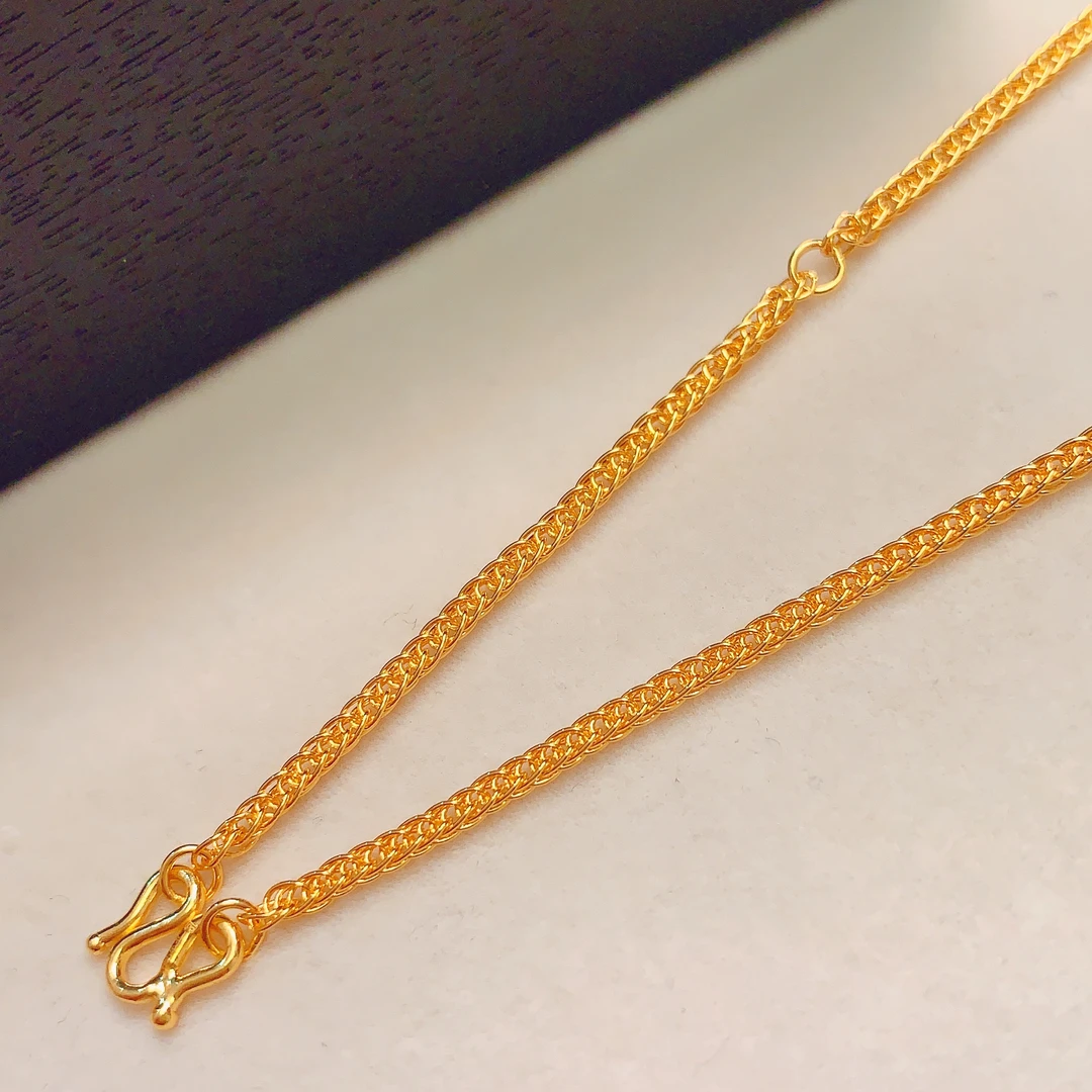 【水贝黄金】足 金999时尚5G肖邦链可调节C200