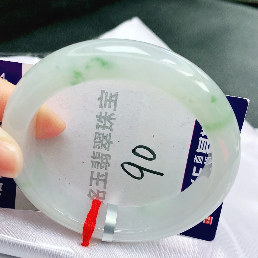 翡翠未镶嵌手镯缅甸天然a货翡翠手镯