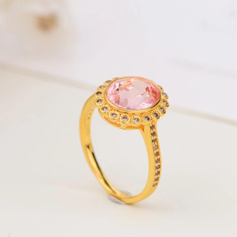 18k帕帕拉恰蓝宝戒指经典款LC861