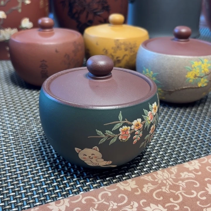 紫砂茶叶罐中高端紫砂茶叶罐