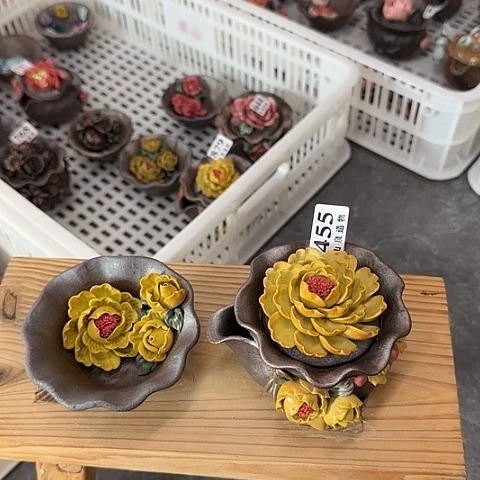 山泉造物手工制作柴烧455一套