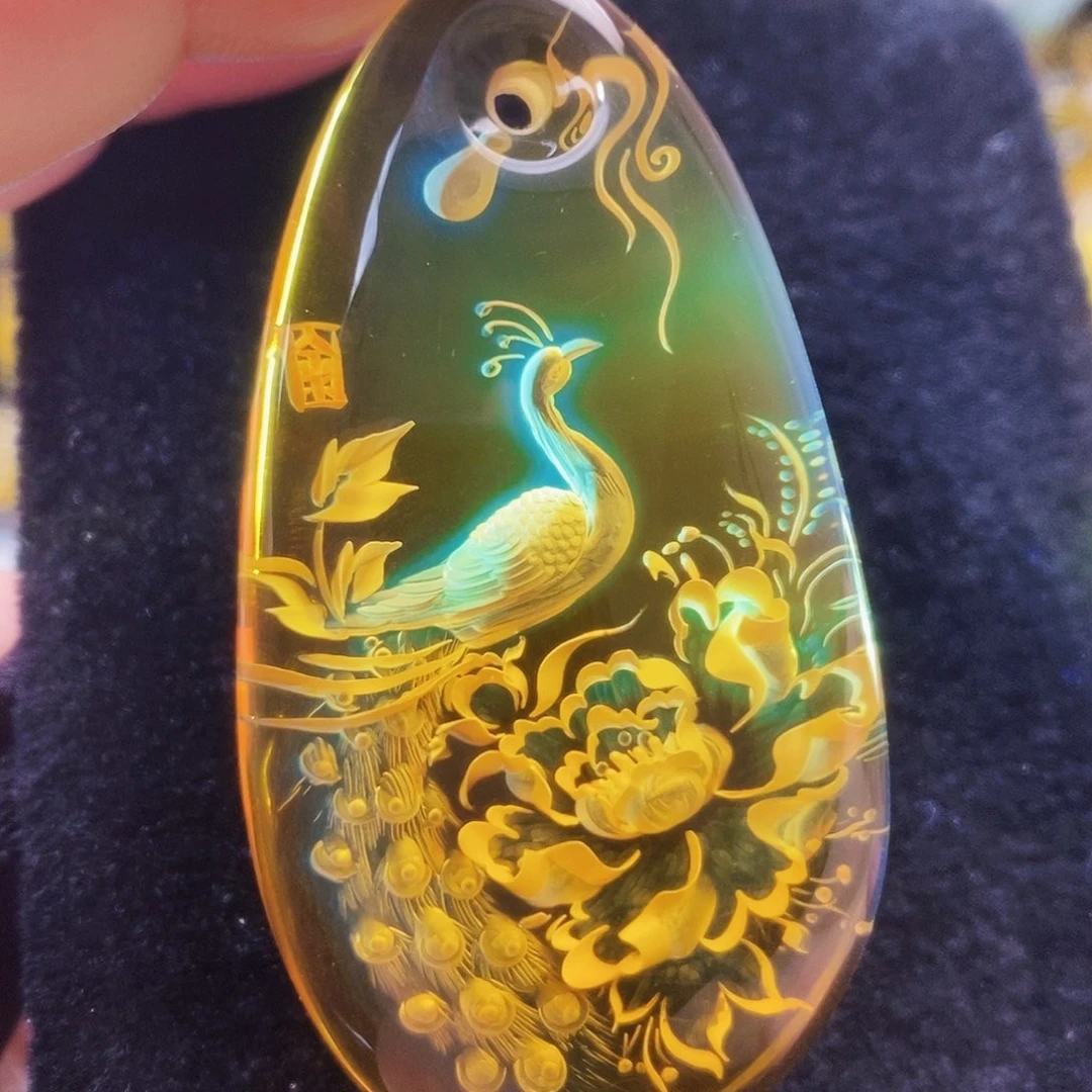 【闪购商品】金珀吊坠(不含链)未镶嵌