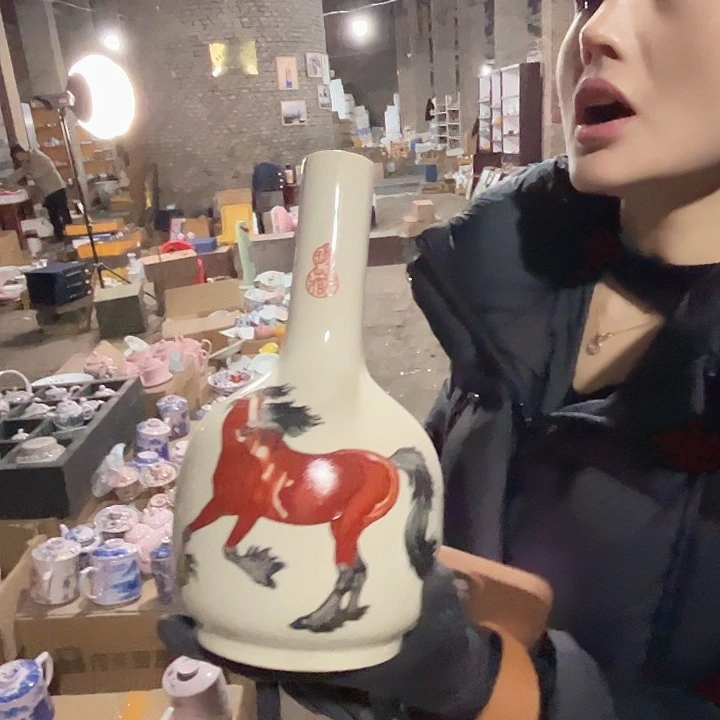 其他陶景德镇高温瓷花瓶