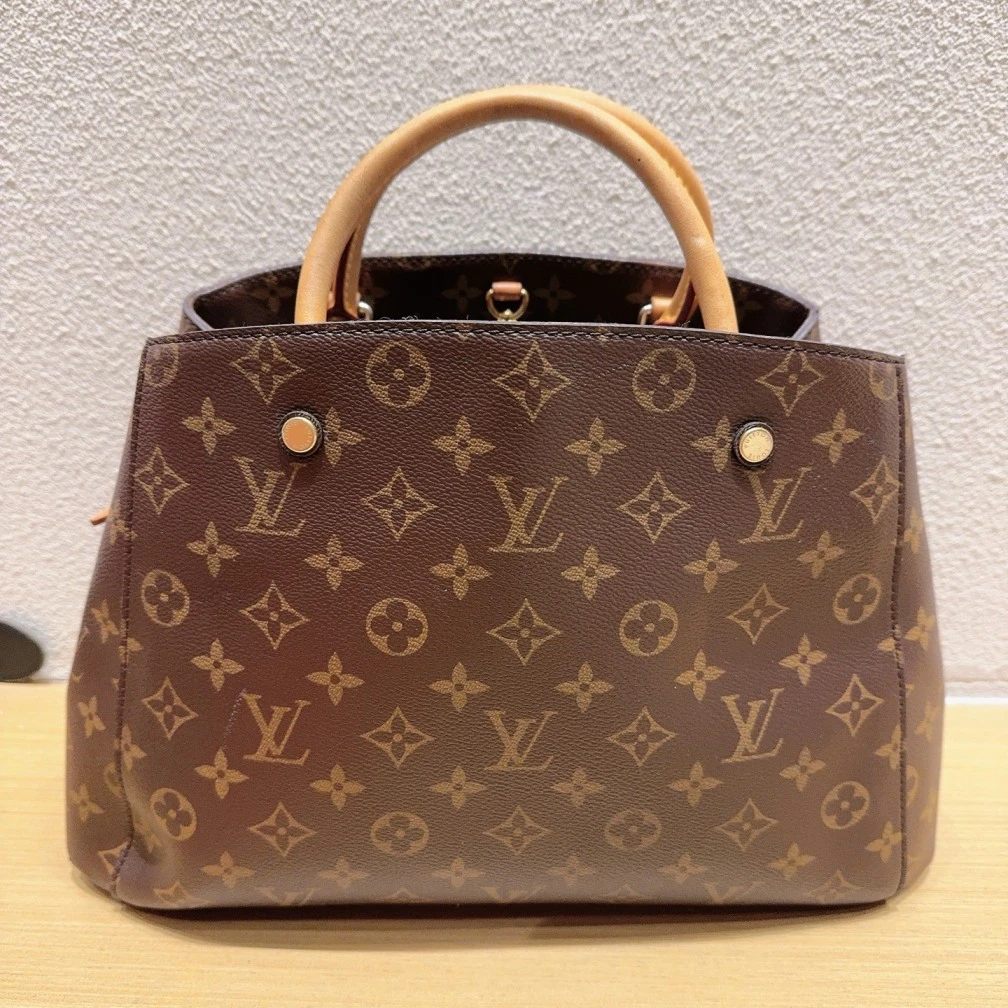 95新 LouisVuitton/路易威登  老花蒙田手提包  1531 1156