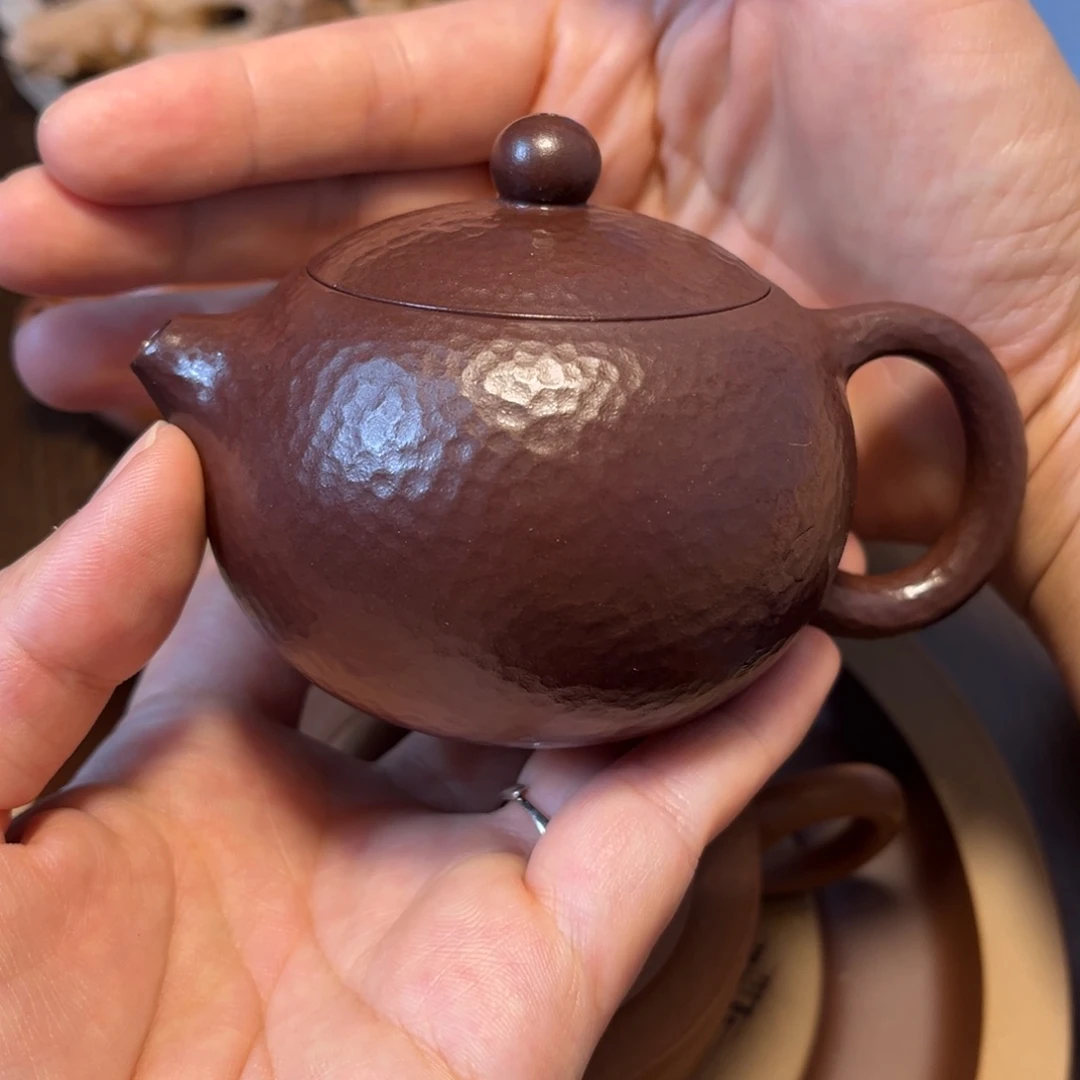 紫砂茶壶宜兴紫砂茶具半手工制作