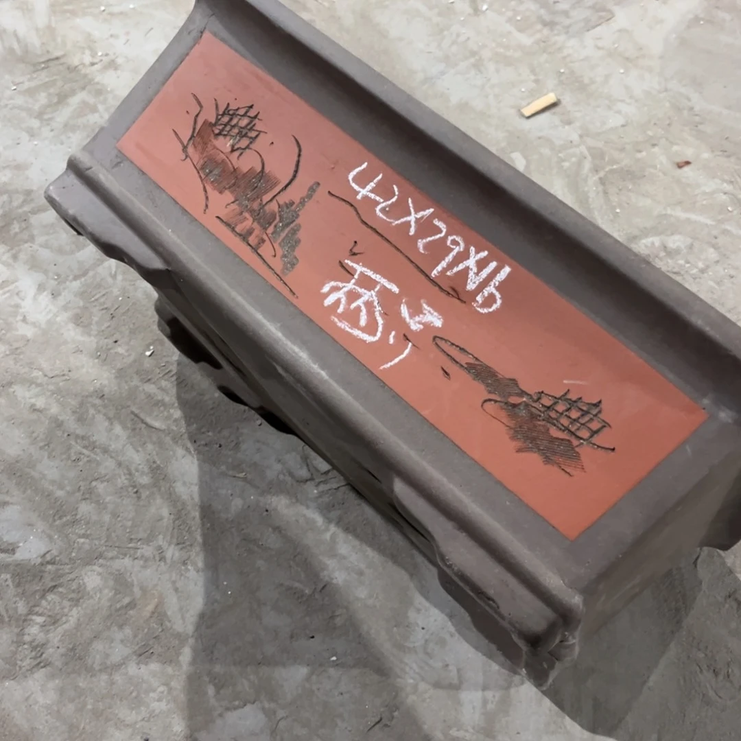 紫砂宜兴紫砂花盆，现货发