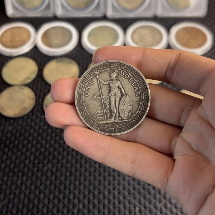 金属大头龙洋船洋工艺品