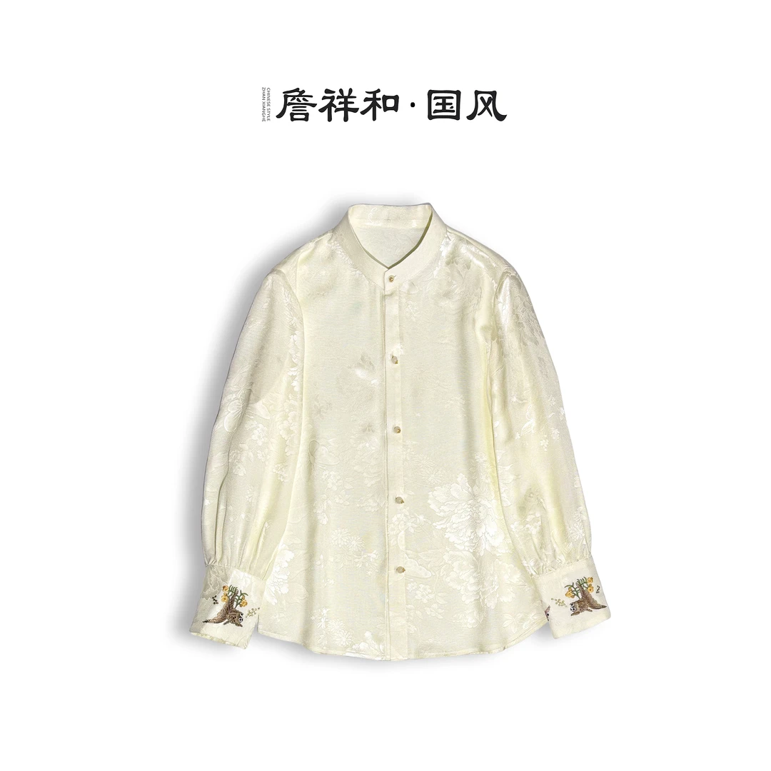 『灵熹』詹祥和·复古新中式桑蚕丝手工高定日常时尚上衣