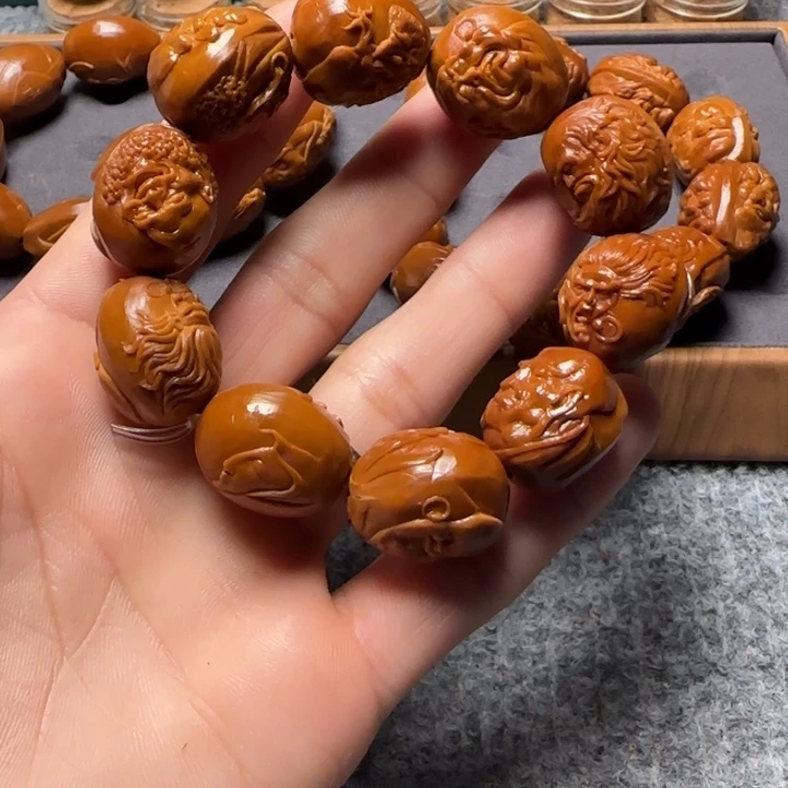 橄榄核手串/手链乐群罗汉