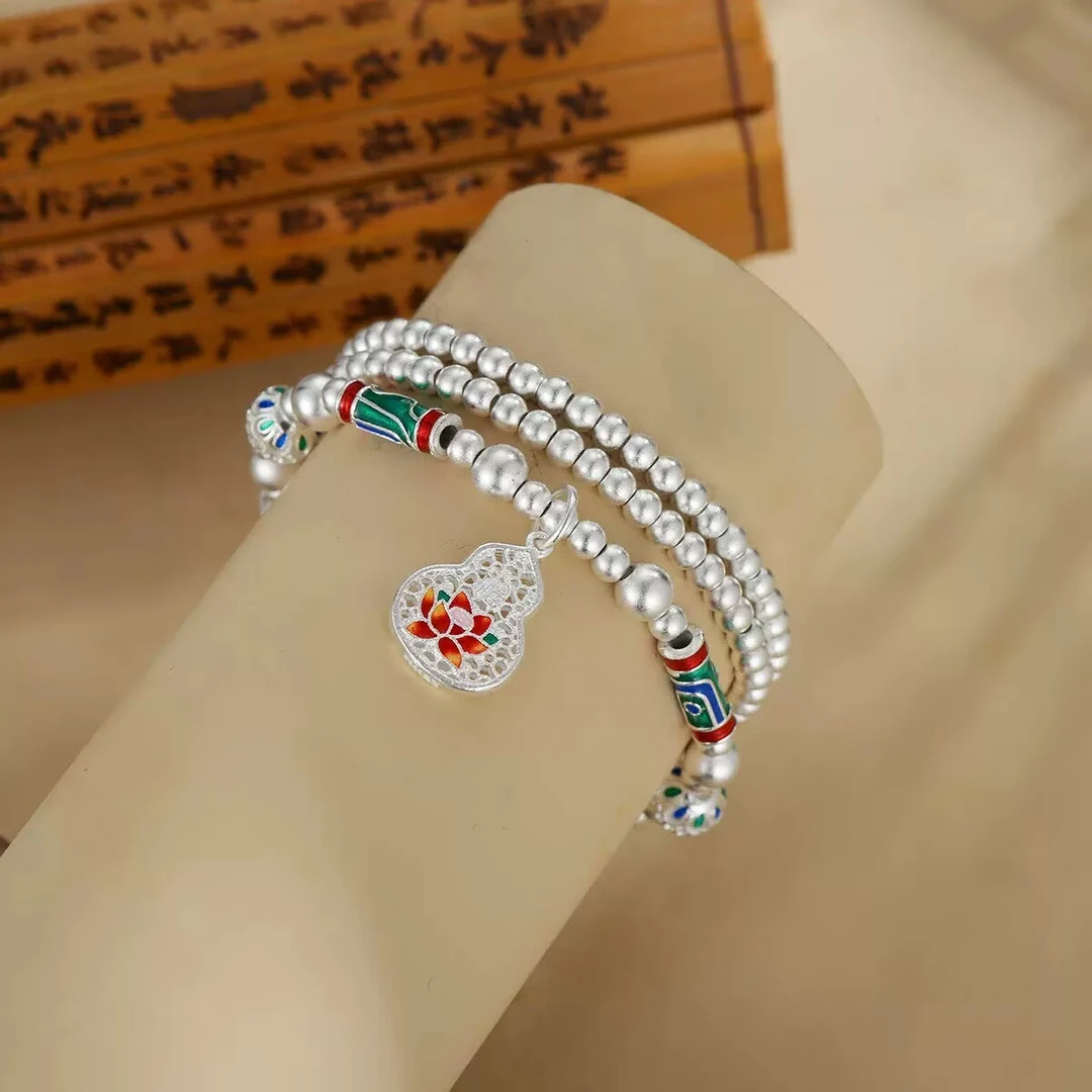 手链 葫芦手链项链9999百搭银