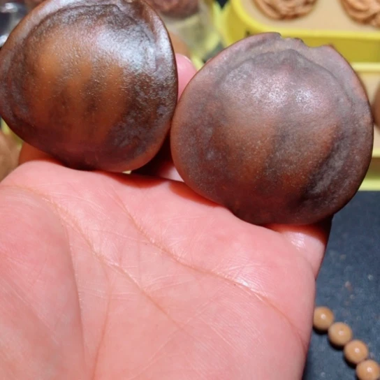 文玩核桃把件练手三角橄榄