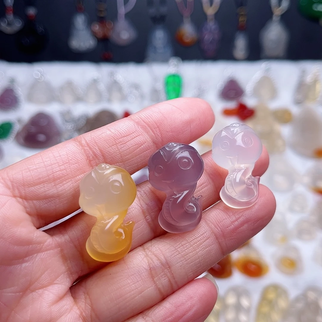 玛瑙/玉髓颈饰未镶嵌多样性发货 拍一发一
