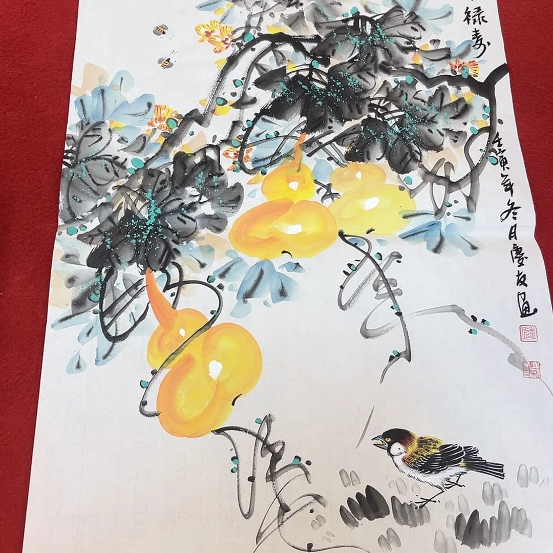 国画手绘国画作品