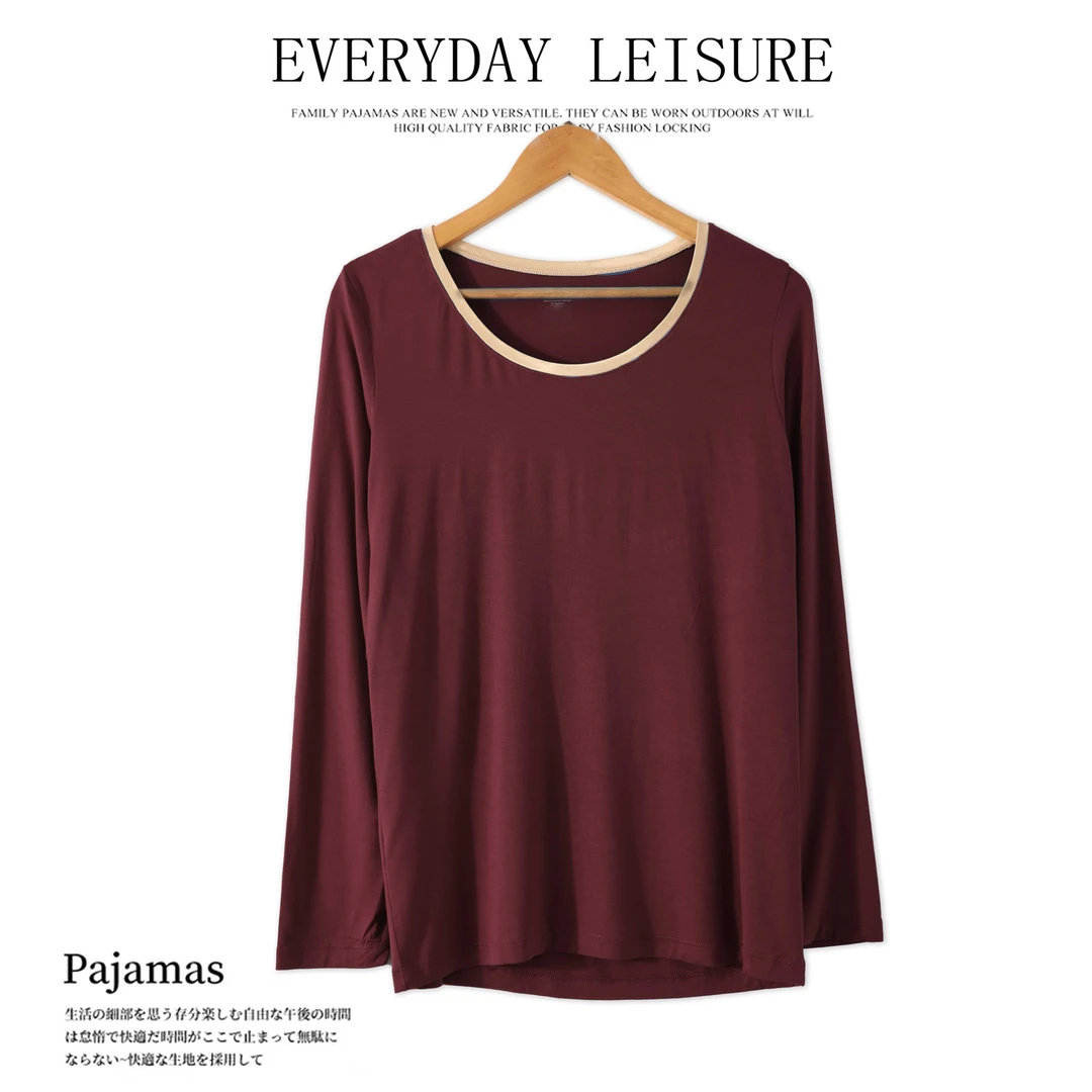 春夏季男士圆领长袖T恤宽松休闲显瘦上衣01309舒适透气