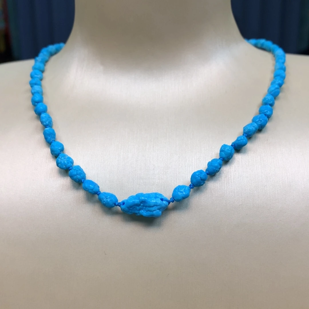 绿松石未镶嵌长链