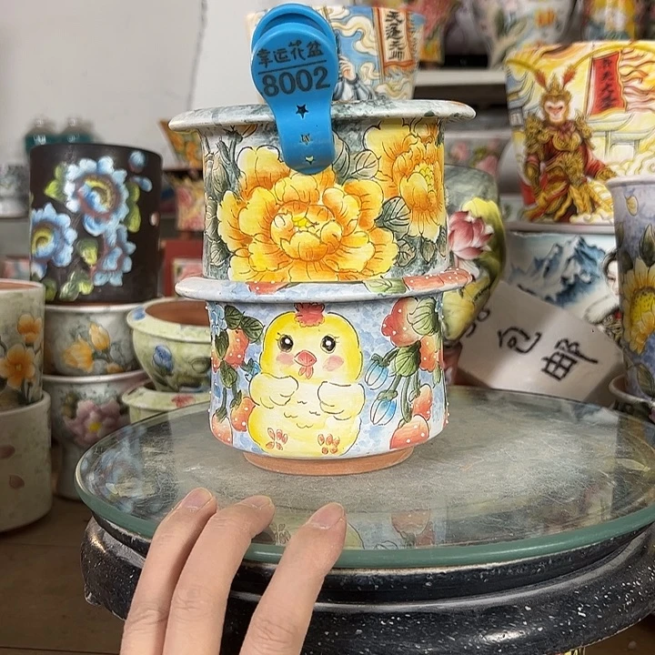 M***y景德镇手绘花盆最高性价比厂家