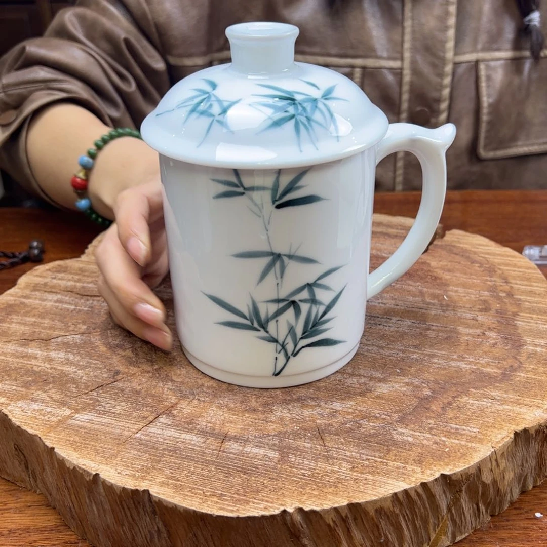 瓷片景德镇陶瓷手工手绘制作