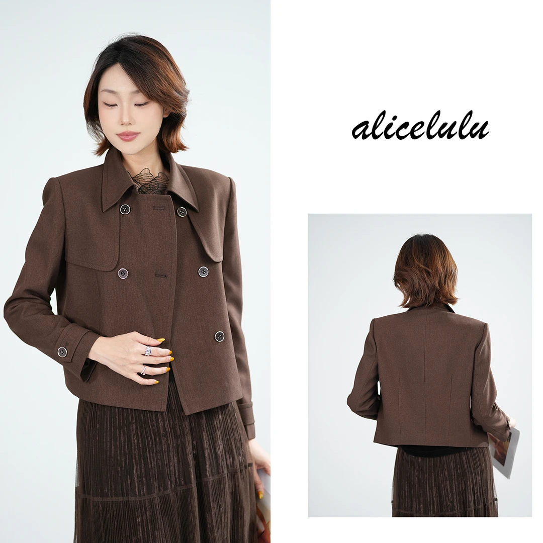 2 alicelulu 潮流新款宽松显瘦短款气质立领短外套女S2144578E