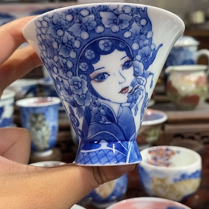 杯景德镇手工手绘陶瓷，高亮兴老师作品