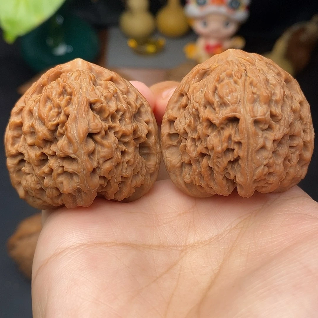 把件文玩核桃三角疆全品40-