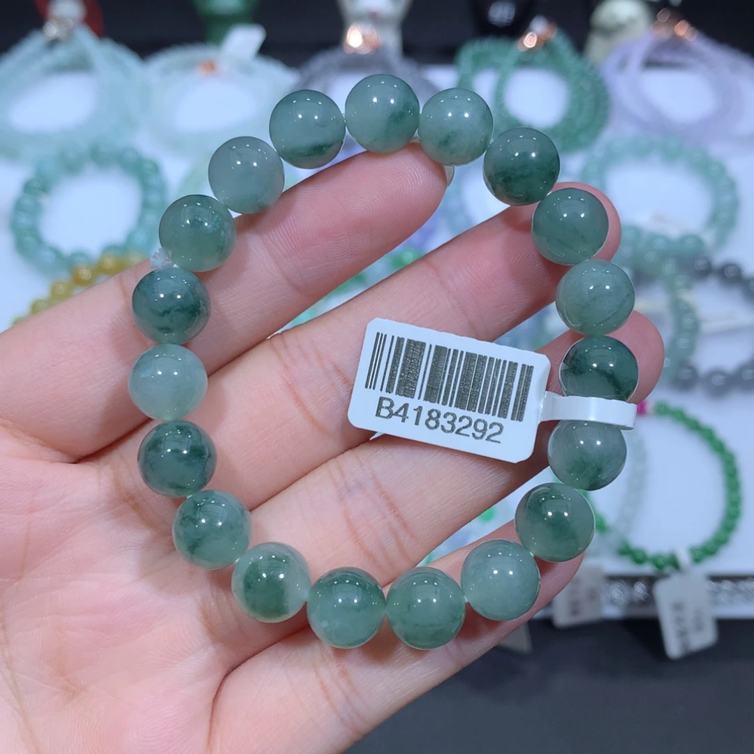 未镶嵌手串翡翠天然