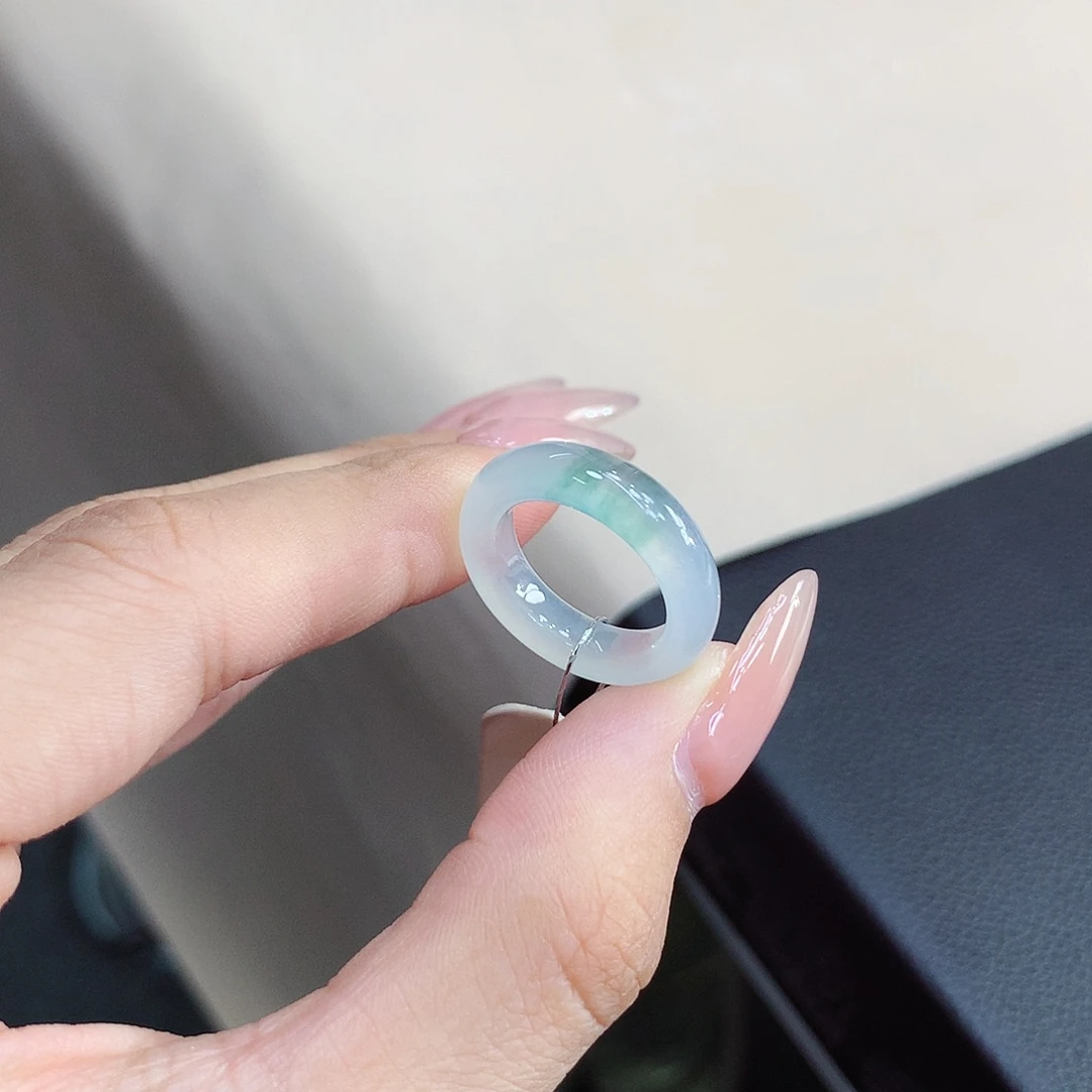 未镶嵌戒指翡翠6.7号