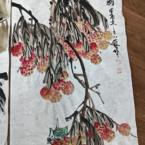 书法大吉大利 蝈蝈