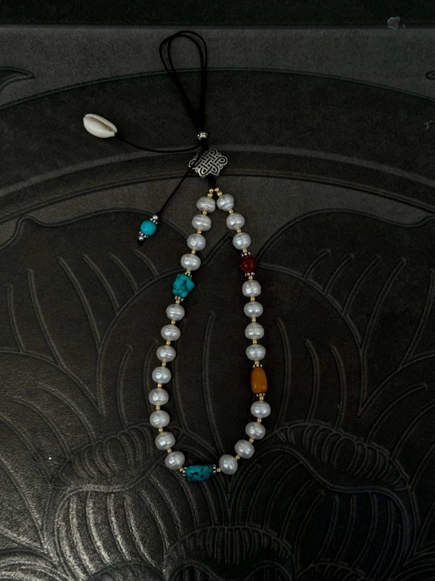 925银手链 阿布桑布 原创设计款 藏式风格S 925纯银配件手机链