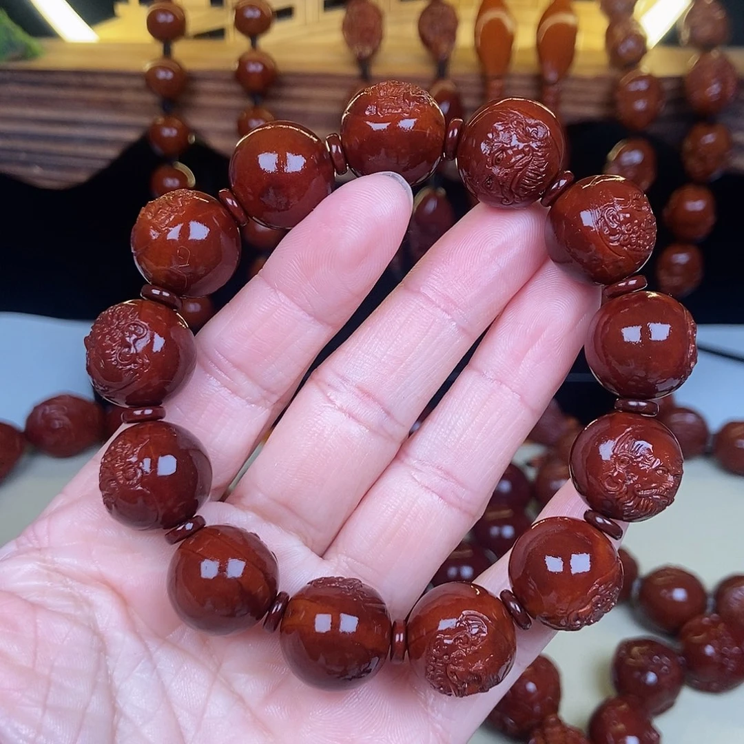 橄榄核吊坠浮雕达摩