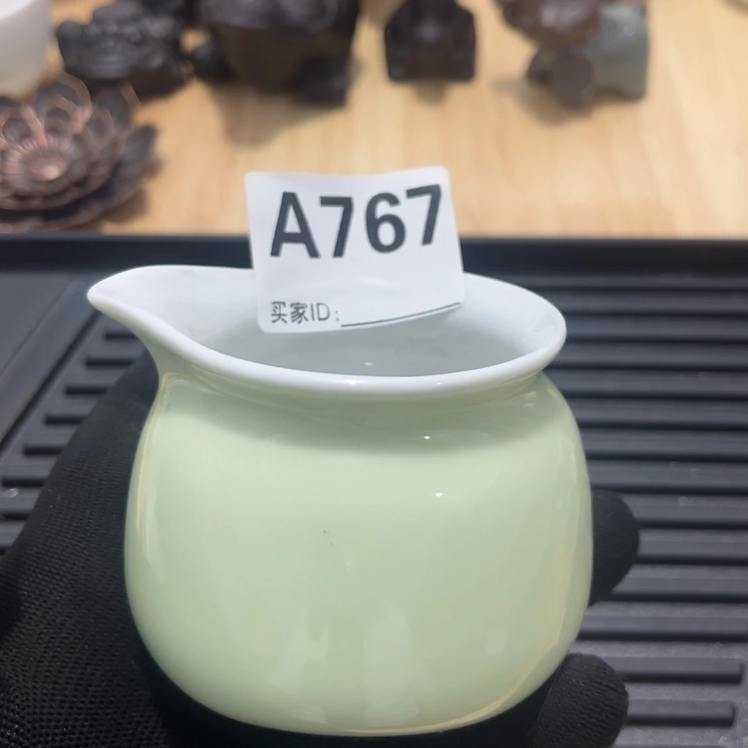 瓷片茶摆件工艺品摆件666