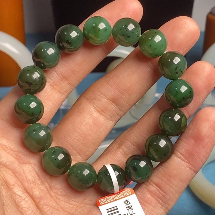 和田玉（碧玉）未镶嵌手链