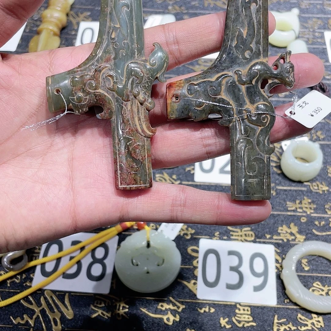 和田玉吊坠未镶嵌静****⁰