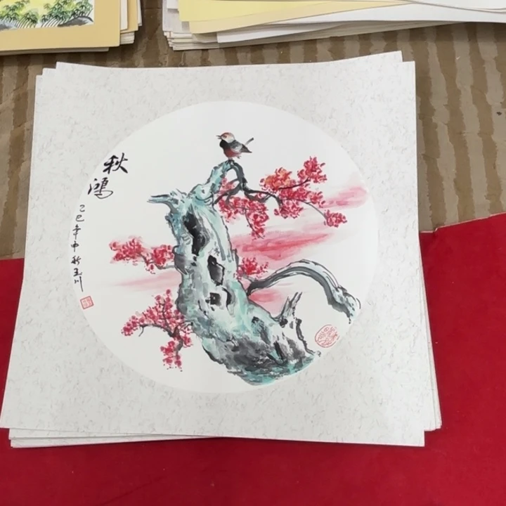 国画花鸟等多种形式