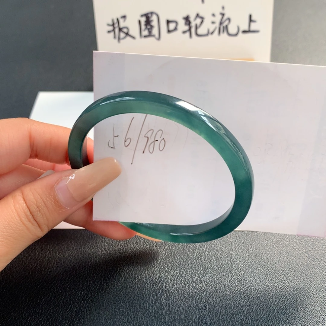 翡翠未镶嵌手镯天然翡翠