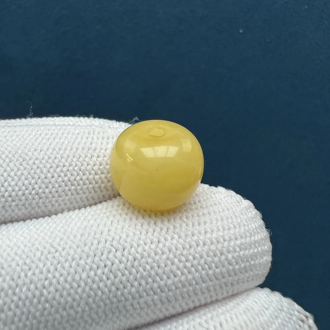 B9896天然原矿蜜蜡【微瑕】老型 12.8*10.2mm 支持复检 假一罚十